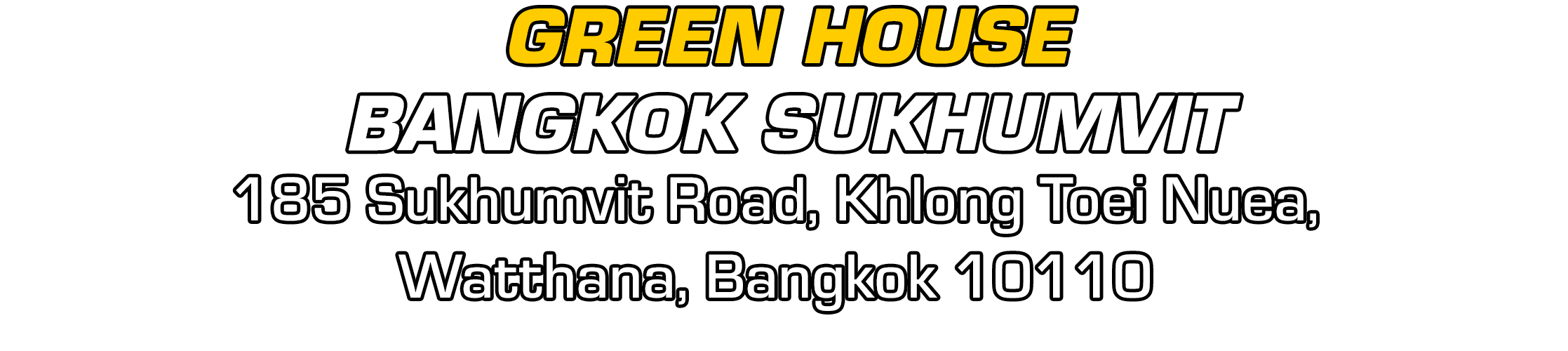 Green House Bangkok Sukhumvit location